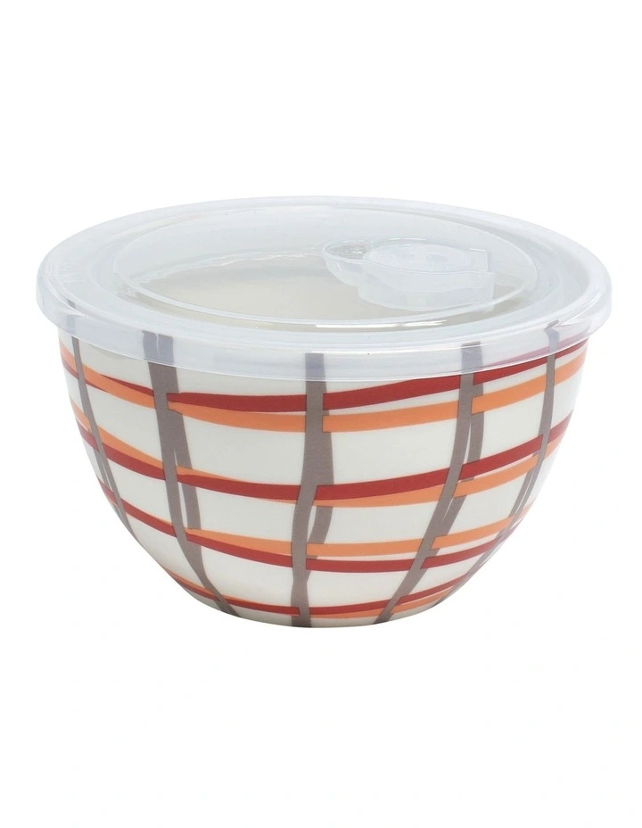 Check Lunch2Go Bowl with Lid 15X9cm in Multi
