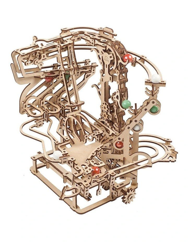 Marble Run Chain Hoist 400 Piece Wooden 3D Puzzle