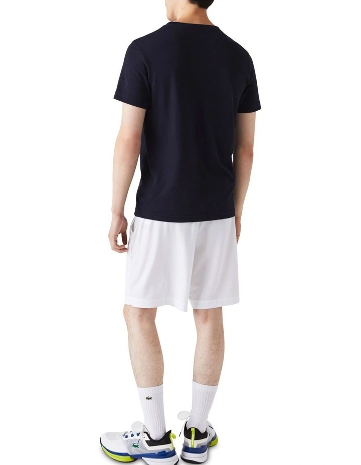 Big Croc Performance T-Shirt in Navy/White