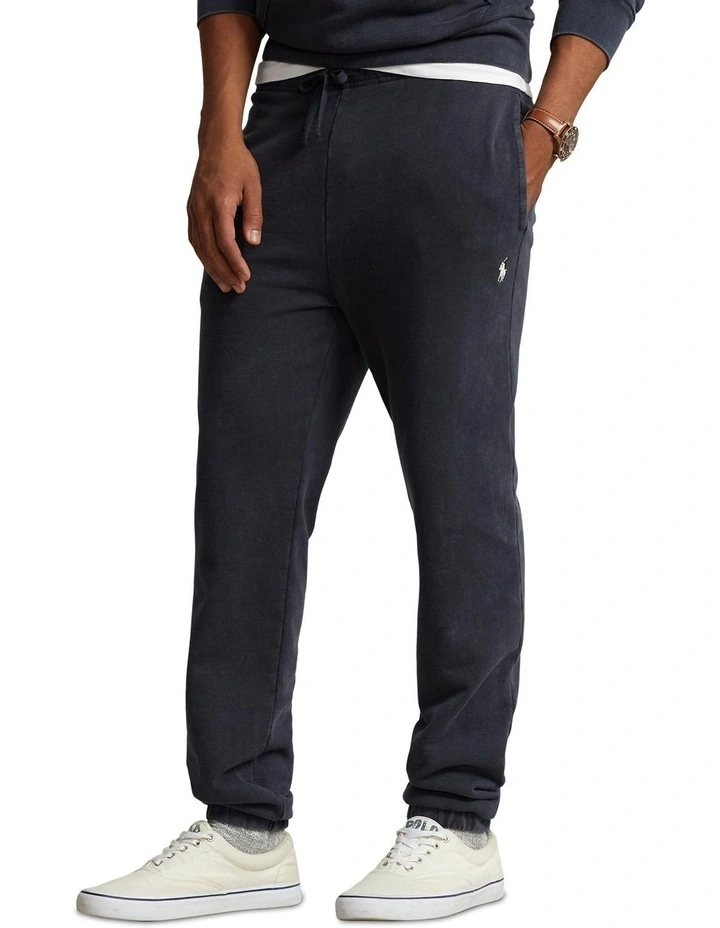 Loopback Fleece Sweatpant in Black