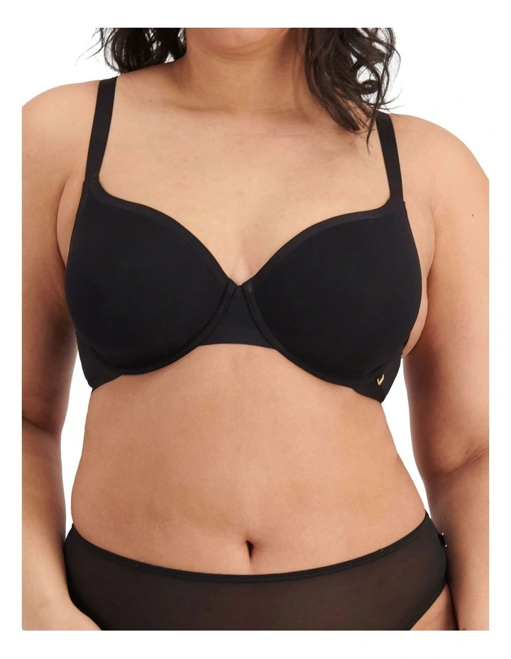 Because Lightly Lined Bra in Black