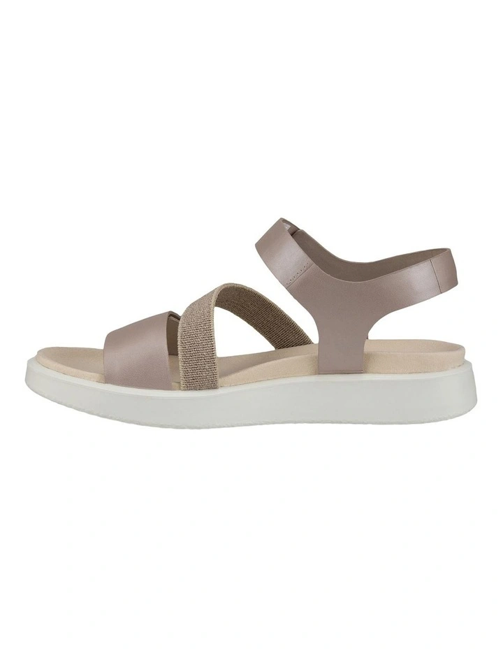 Flowt Leather Sandal in Grey