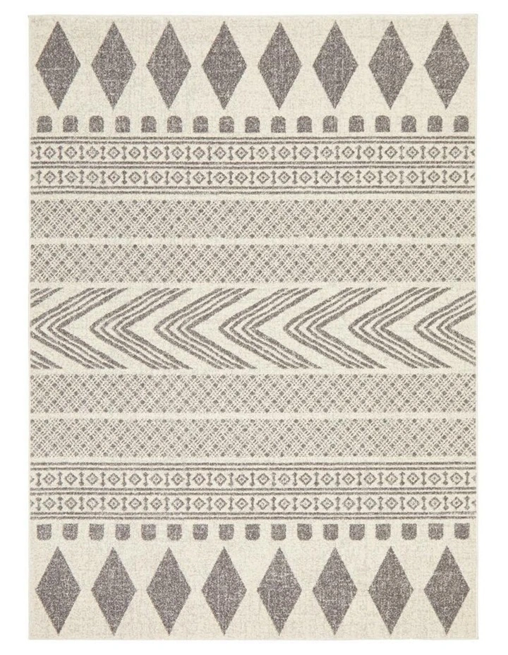Mirage Adani Modern Tribal Design Grey Rug