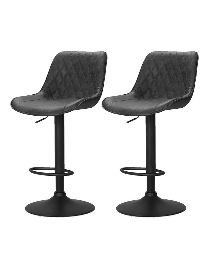 Rushal Metal Bar Stools in Black