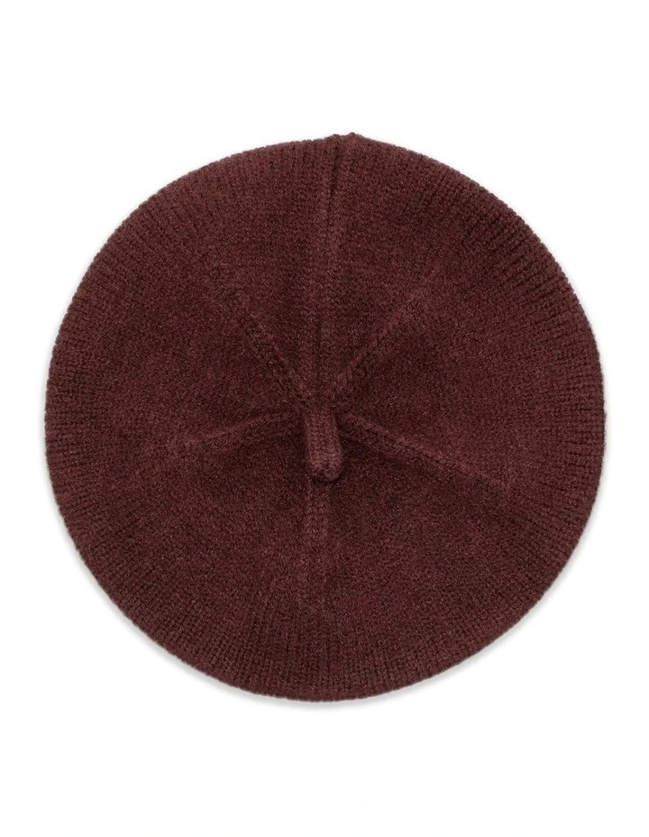 Stevie Beret in Brown