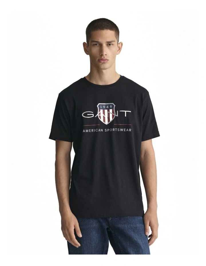 Archive Shield T-shirt in Black