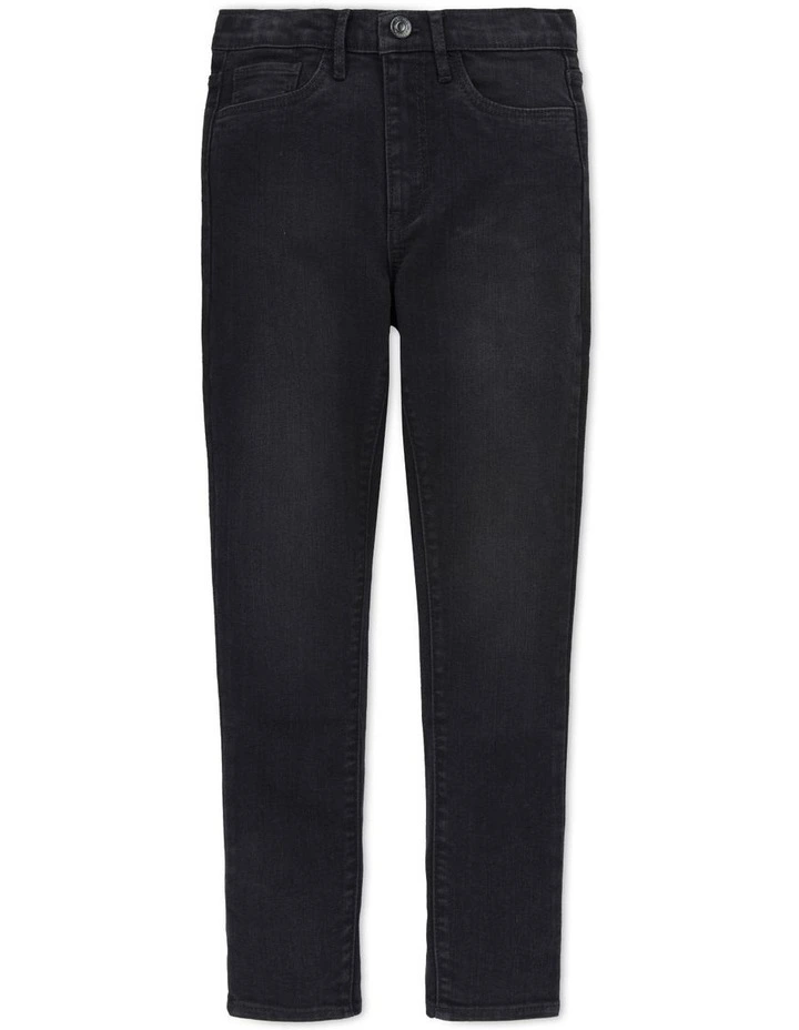 Girls 720 High Rise Super Skinny Jeans in Black