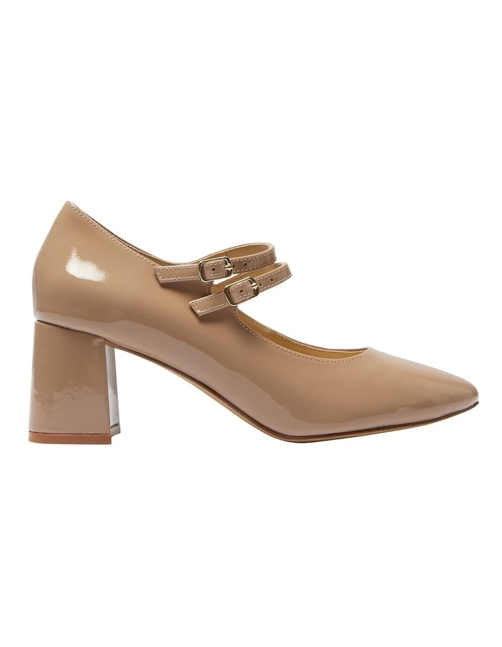 Claire Heeled Shoes in Blush Patent