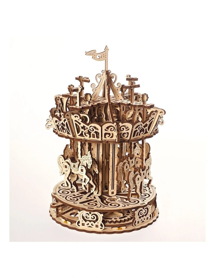 Carousel 305 Piece Wooden 3D Puzzle Gift Set