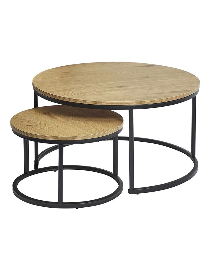 Nesting Sonoma Coffee Tables Set Of 2 in Natural
