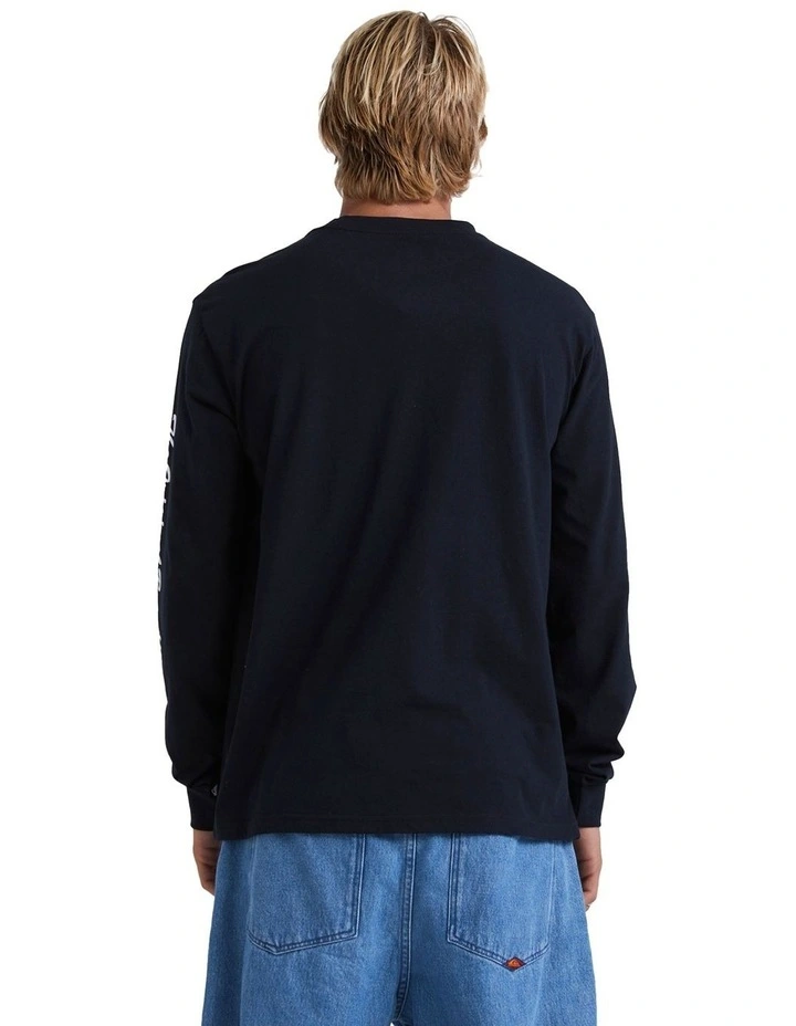 The Original Boardshort Co Long Sleeve T-shirt in Black
