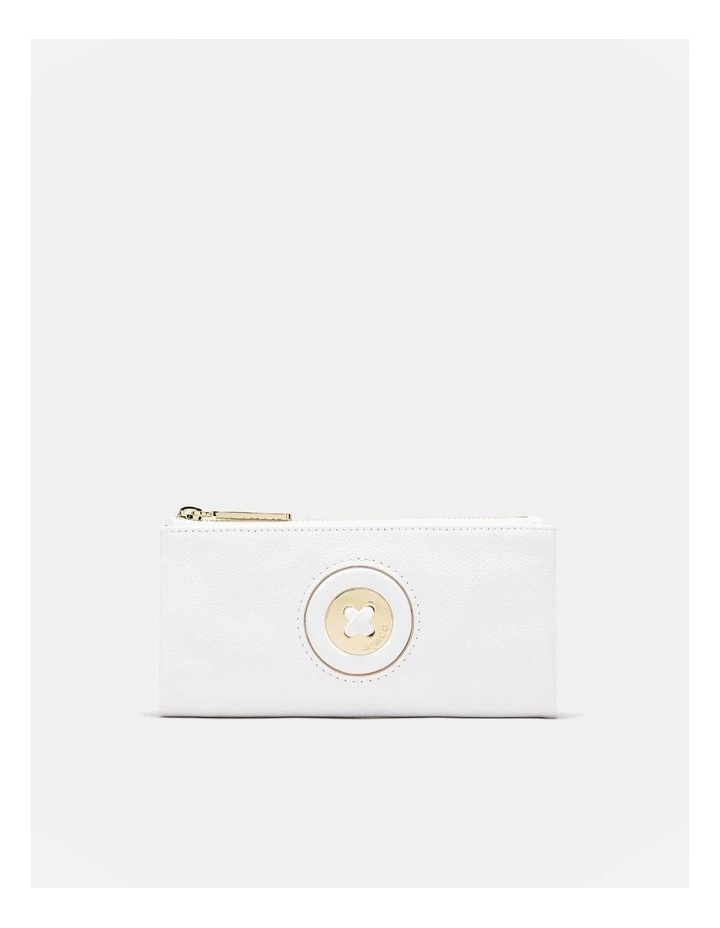 Mim-mazing Large Wallet in White