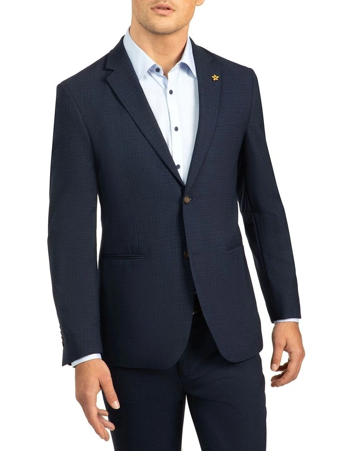 Slim Fit Accelerator Dark Blue Jacket FGJ604