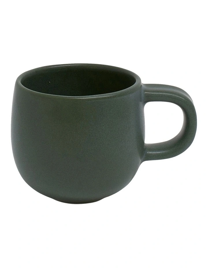 Hue Espresso Cup & Saucer 85ml/12cm in Kelp