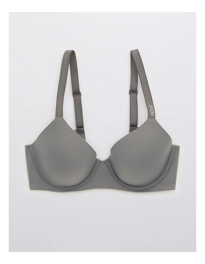 Smoothez Full Coverage Lightly Lined Bra in Shell Gray