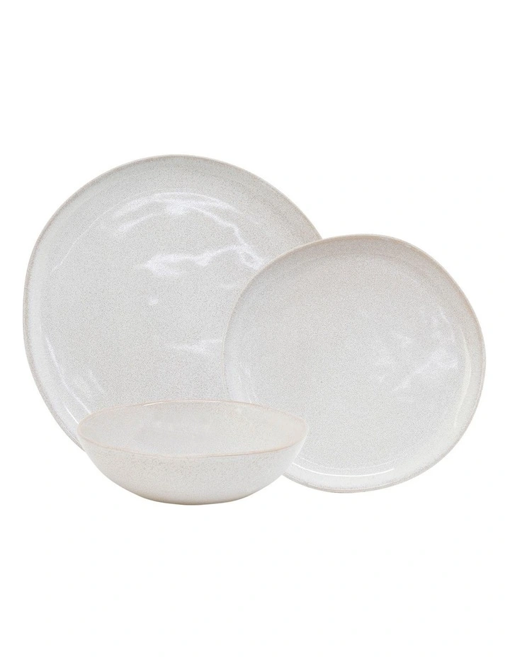 Series Dinner Set 12 Piece in Grey