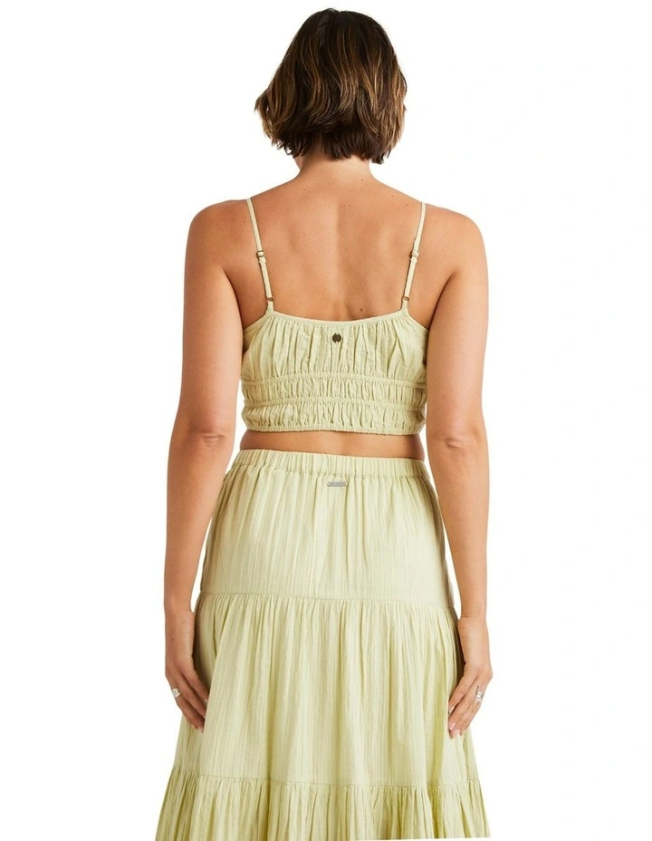 Petal Top in Avocado