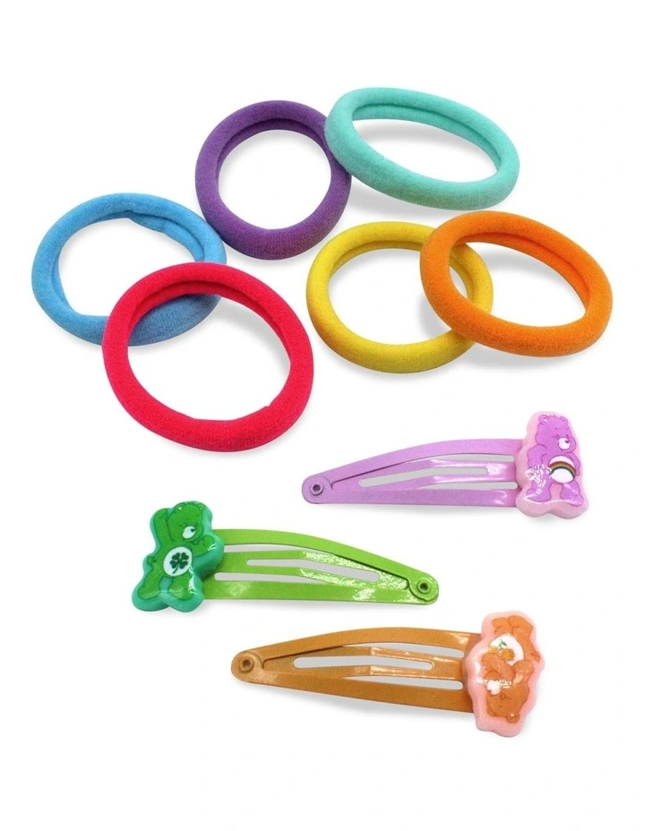 Hair Tie & Clip Set in Multi