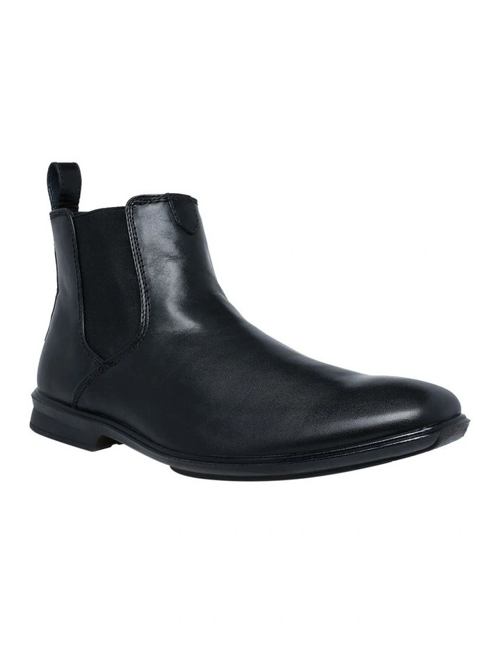 Leather Black Chelsea Boot