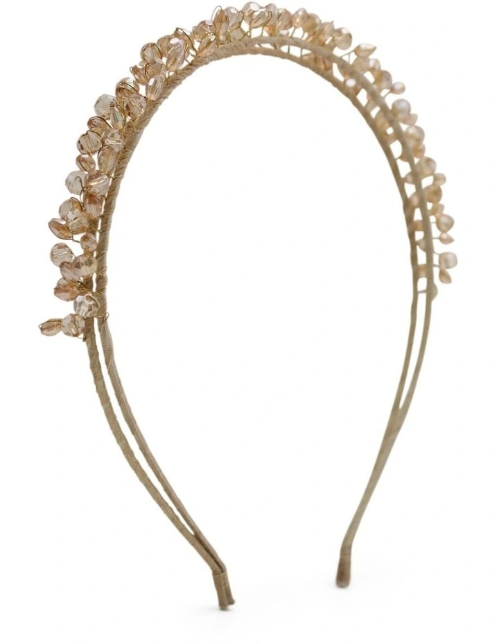 Crystal Headpiece in Gold