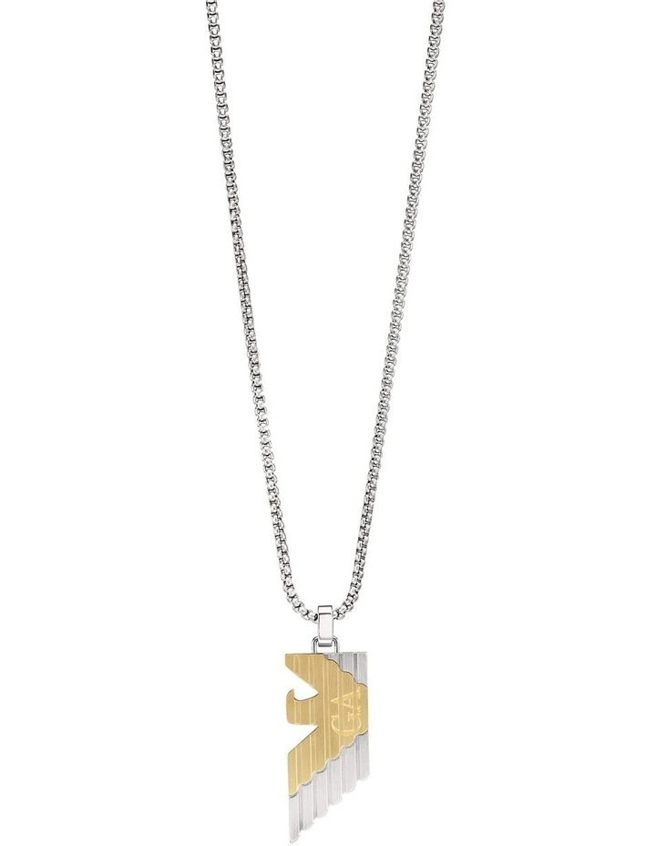 Eagle Logo Necklace in Silver