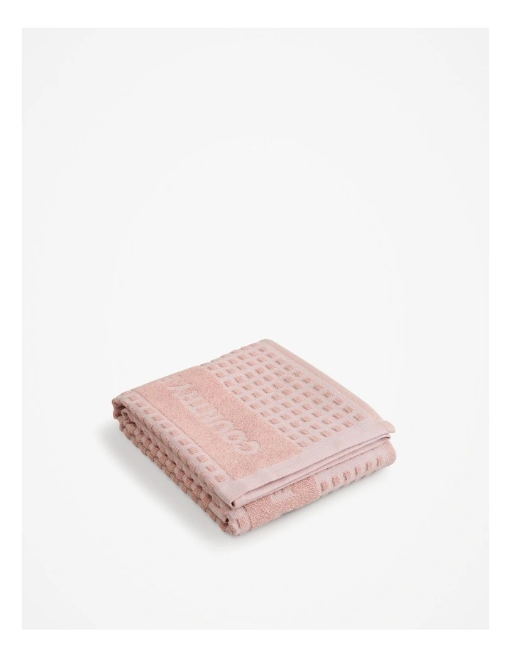 Australian Cotton Elli Tea Towel in Rose