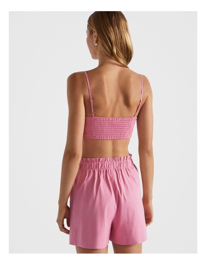 Fitted Bralette in Rosewood