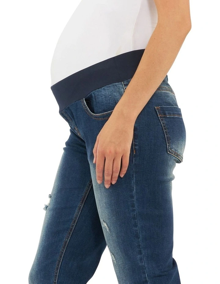Baxter Boyfriend Jean in Indigo Fade