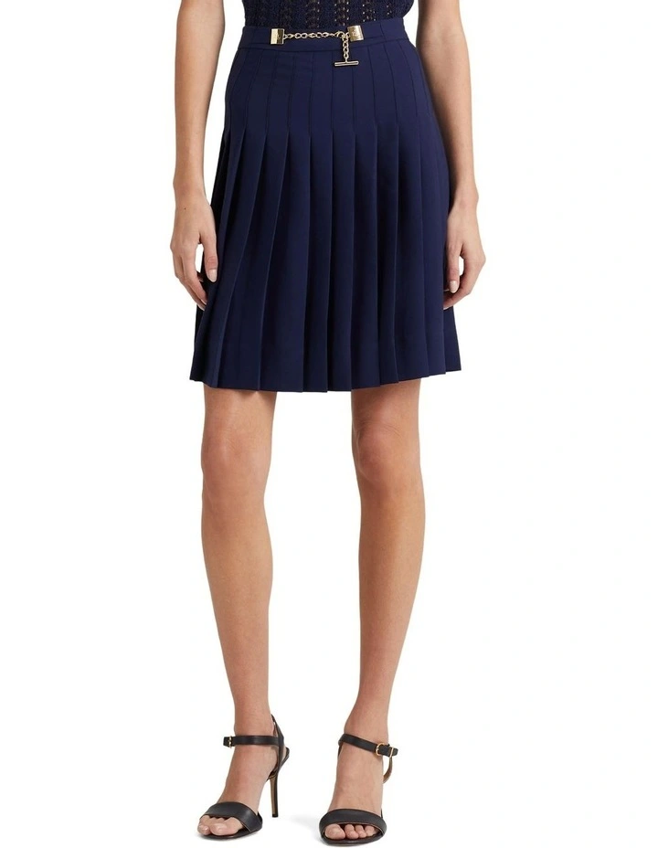 Pleated Georgette Skirt
