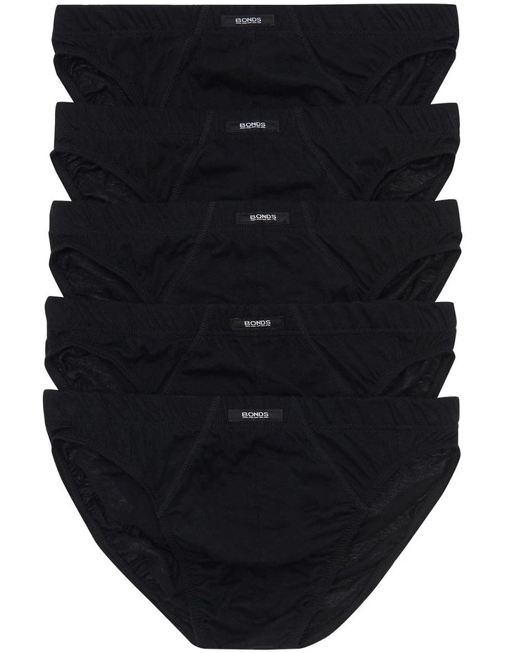 Action Briefs 5 Pack in Black