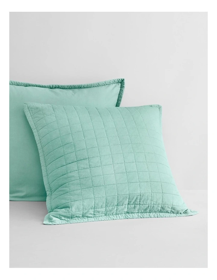 Reilly European Sham in Arctic Green