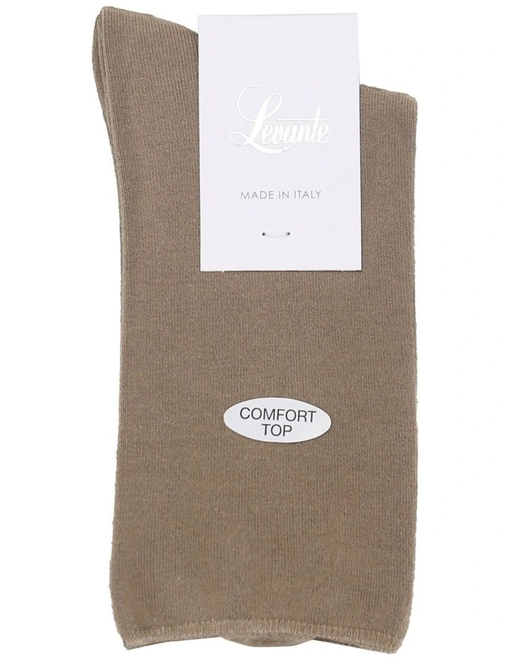 Comfort Top Socks in Chocolate