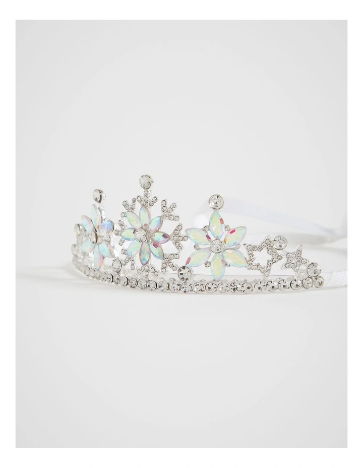 Snowflake Tiara in White