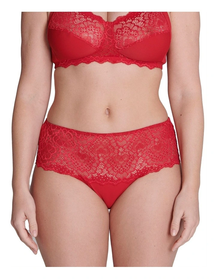 Caresse Shorty Brief in Red
