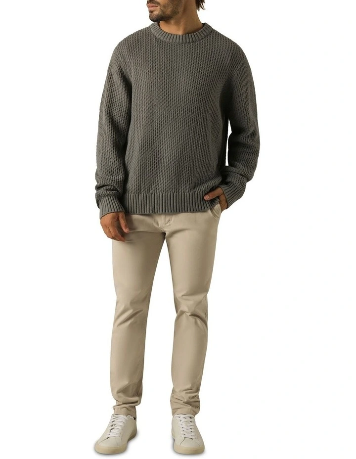 Rowan Knit Sweater in Salt