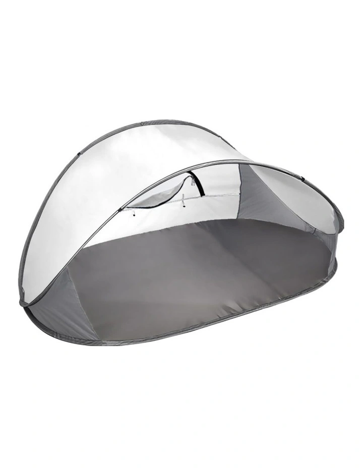 Pop Up Beach Tent 4 Person in Grey