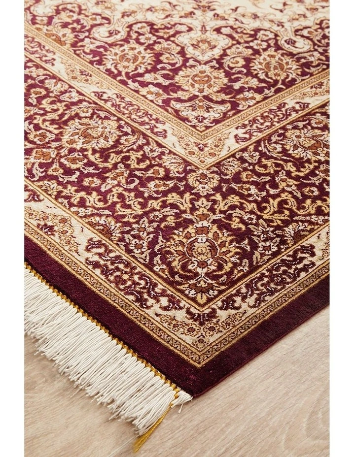 Handknotted Persian Qum Rug 208X132cm