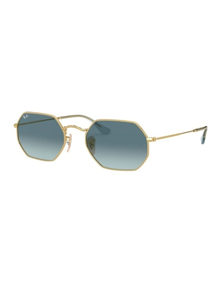 Octagonal Gold RB3556N Sunglasses