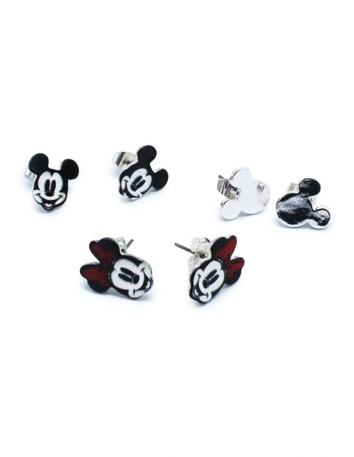 Disney Mickey Mouse Stud 6 Pack in Multi