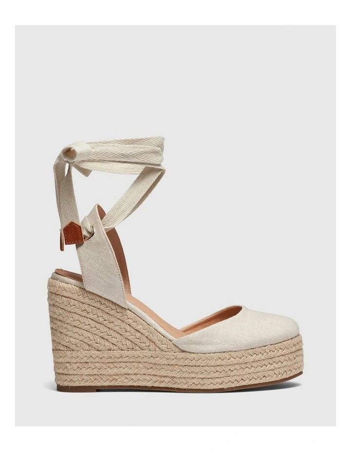 Buenosaires Wedge Sandals in Natural