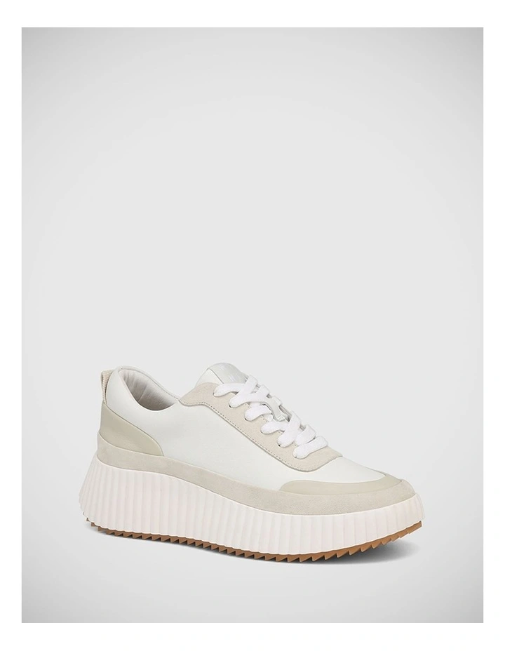 Kade Leather Sneaker in Bone