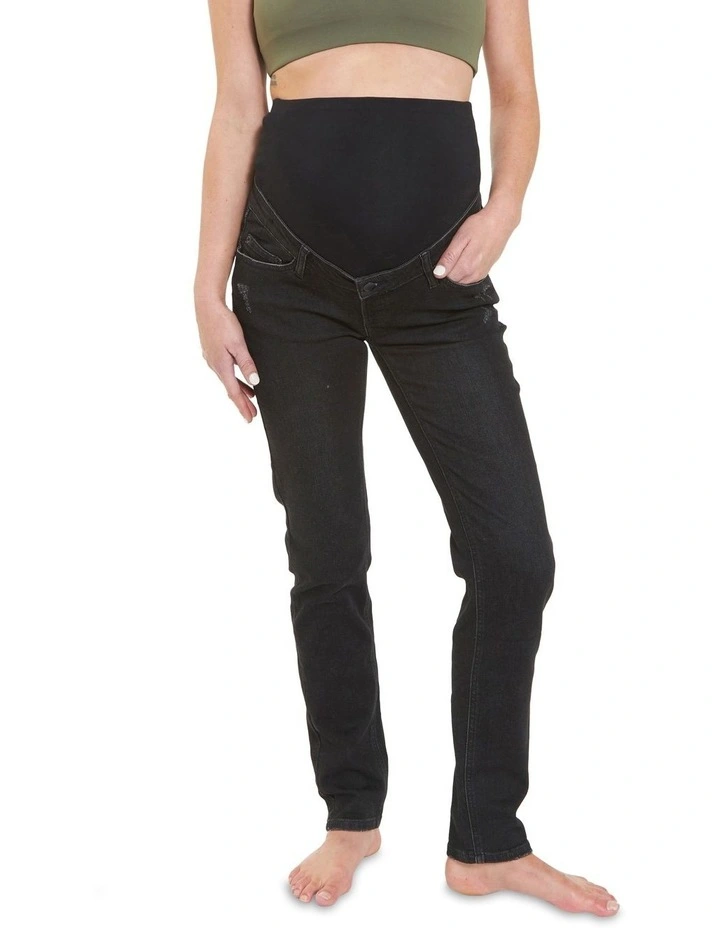 Tyler Classic Slim Leg Jean in Black