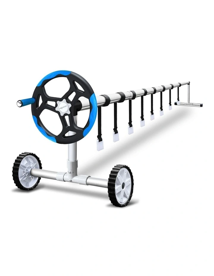 Swimming Pool Cover Roller in Blue