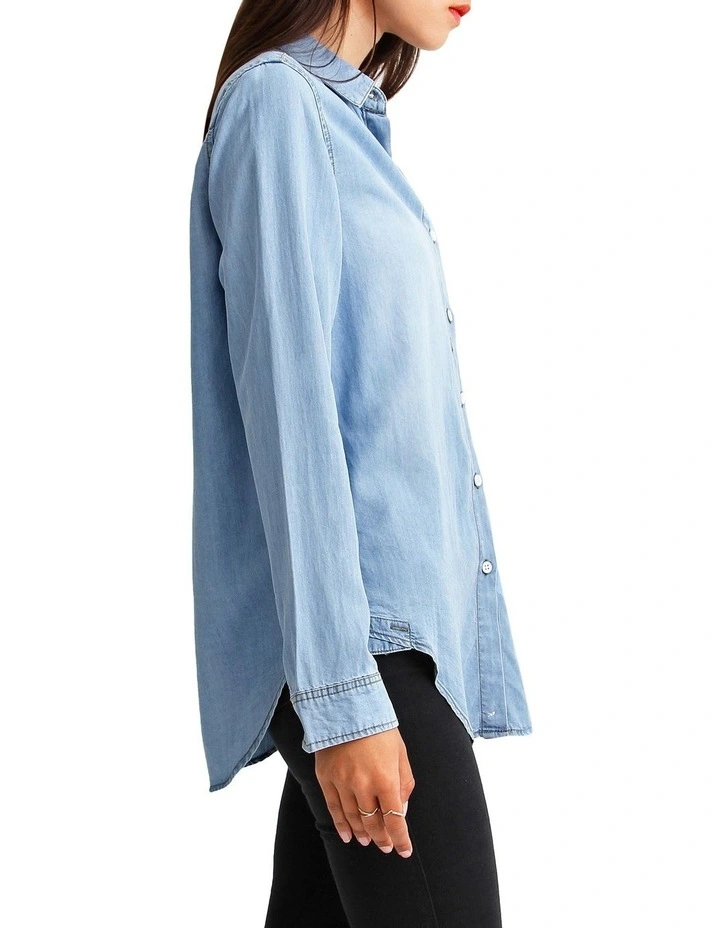 Keep Me Wild Denim Top