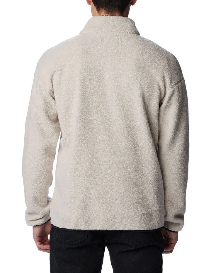 Helvetia Half Snap Fleece Pullover in Grey