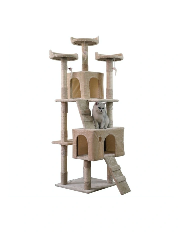 Cat Tree Scratching Post 170cm Beige