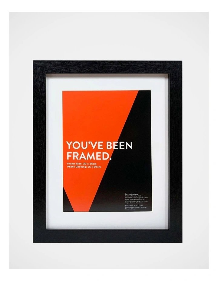 Photo Frame 20x25/15x20cm in Black