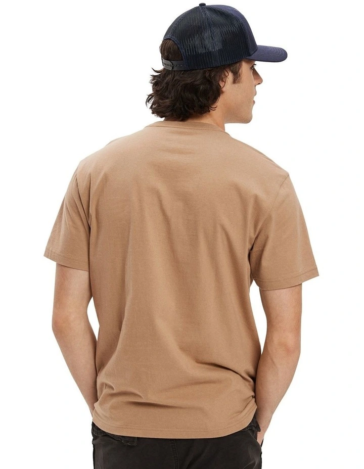 Super Soft Logo Graphic T-shirt in Brown