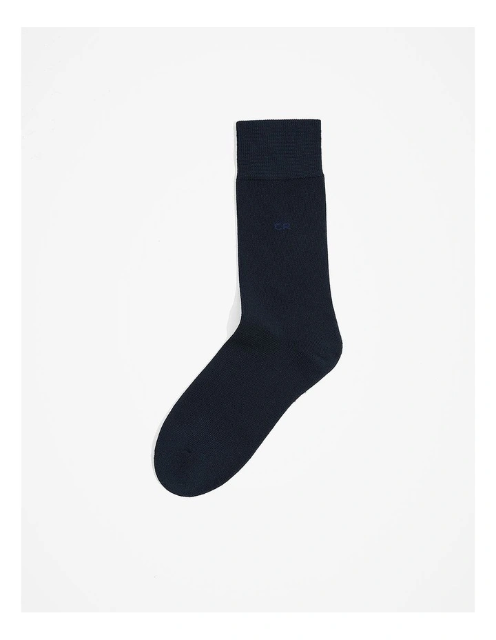 Cushion Foot Sock in Navy