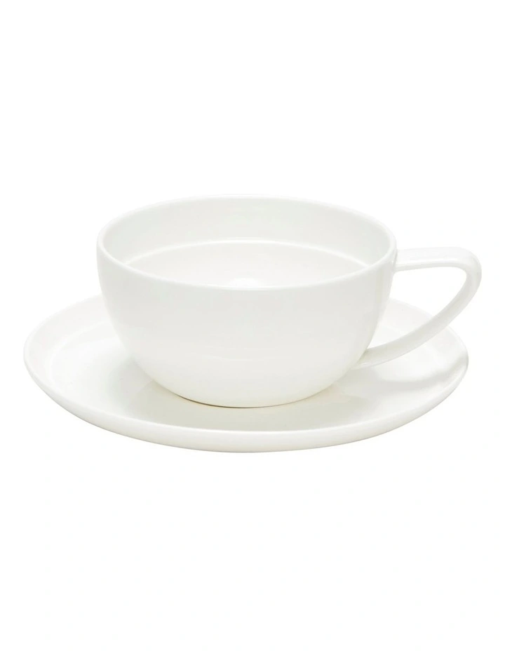 EDGE Tea Cup and Saucer 280ml Set of 6